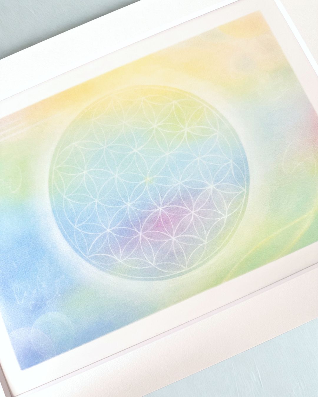 「Flower Of Life〜水の森〜」<br />
アートポスター<br />
（ペーパーフレーム付き）